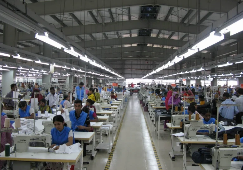Apparel production machinery shown in the DFBL company profile